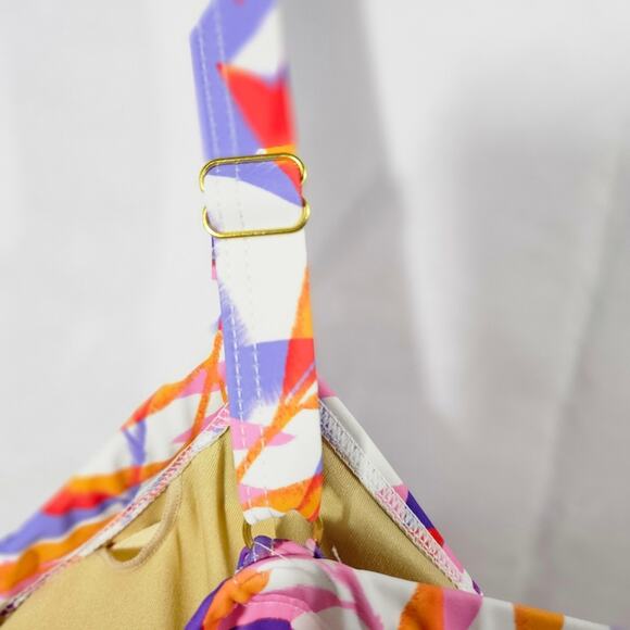 Swimsuits For All Tie Front Underwire Swim Dress NWT Size 26 - Picture 5 of 13